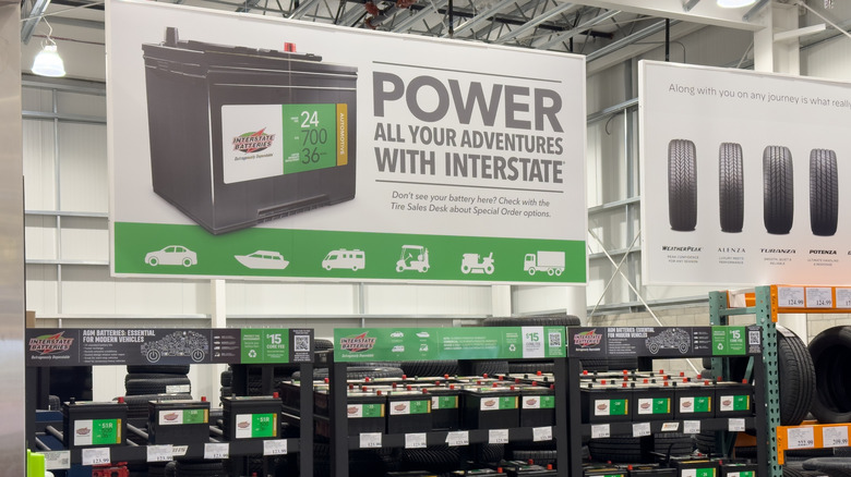 Interstate batteries on sale at Costco