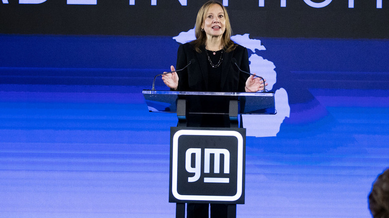 General Motors chief Mary Barra.