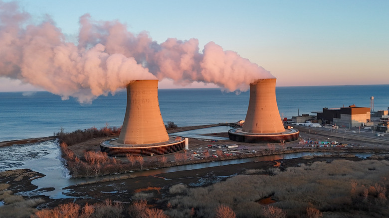 Enrico Fermi II Nuclear Power Plant located on the shores of Lake Erie.