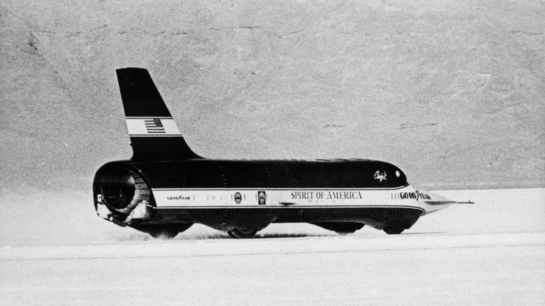 Sonic I driving salt flats