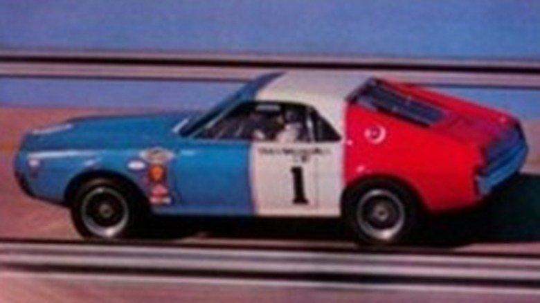 AMX No. 1 car driving