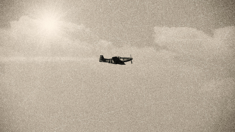 WWII anti-aircraft searchlights