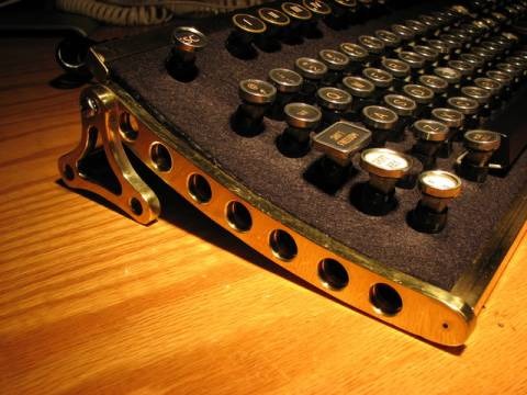 Steampunk keyboard mod