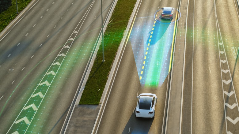 Vehicle concept detecting car ahead