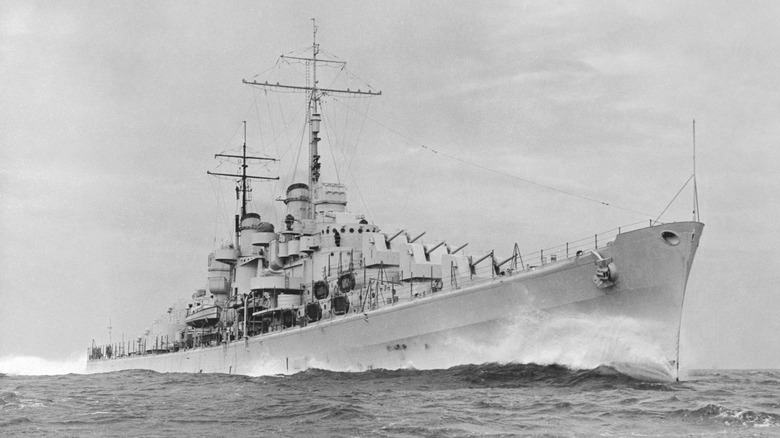 A striking view of the USS Atlanta