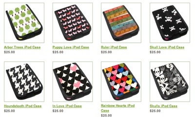custom iPod cases from Gerbera Designs