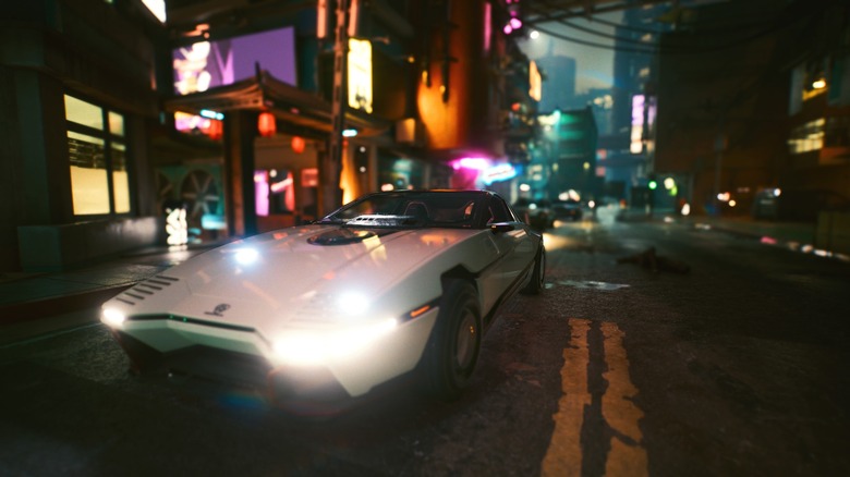 Cyberpunk 2077 car