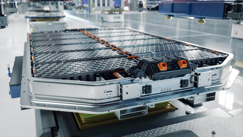 Battery pack of an EV 
