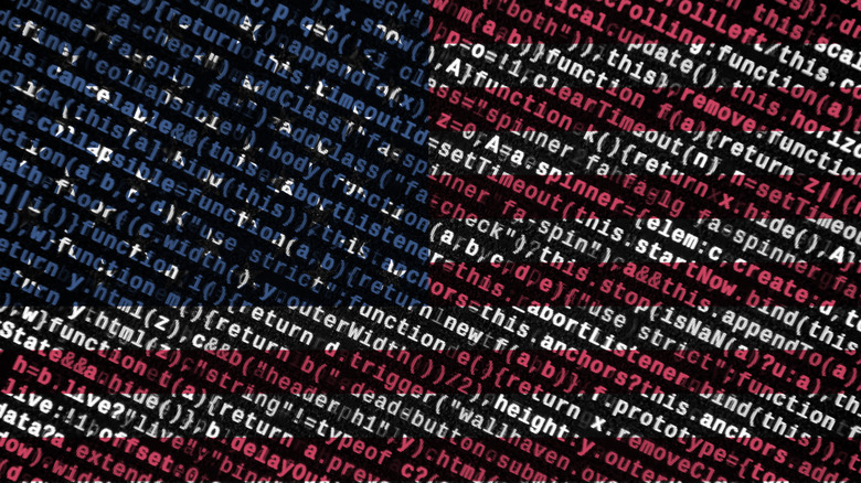 USA flag computer code
