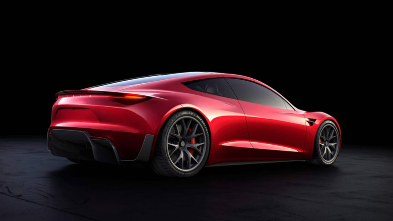 Rear shot of the 2026 Tesla Roadster