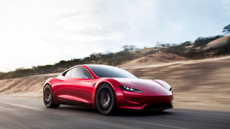 Front shot of the 2026 Tesla Roadster