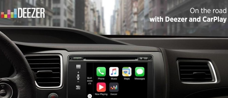 On the road with Deezer and CarPlay