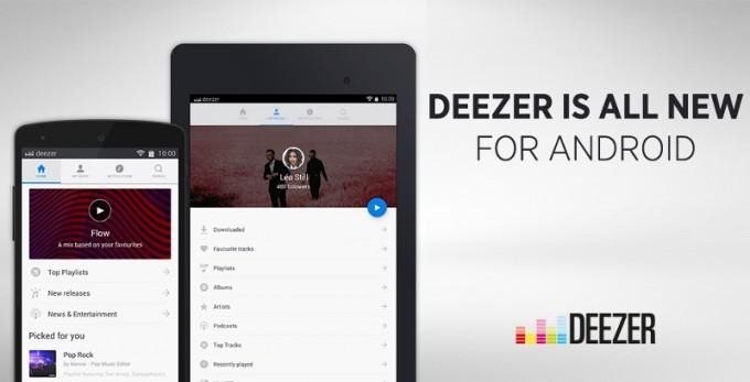 Deezer is all new for Android