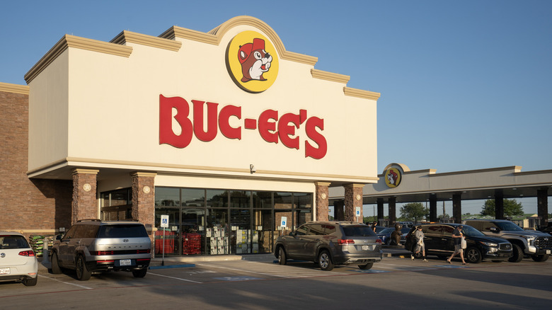 Exterior view of the Buc-ee's station in Katy, Texas.