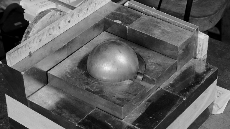 A re-creation of the Demon Core based on the deadly incident in 1945