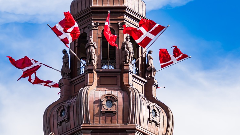 Denmark's government headquarters at Christiansborg Palace