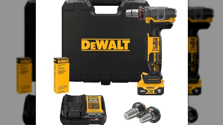 The Dewalt PEX A expander kit.