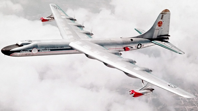 A Convair NB-36H Peacemaker experimental aircraft