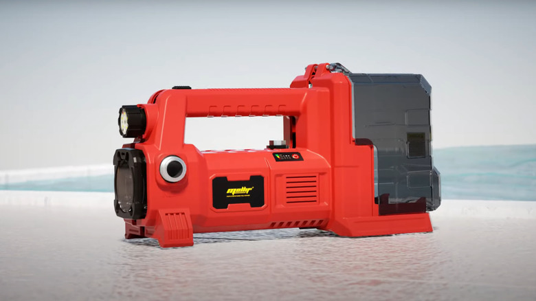 The Mellif Brushless Water Pump is compatible with Milwaukee batteries.