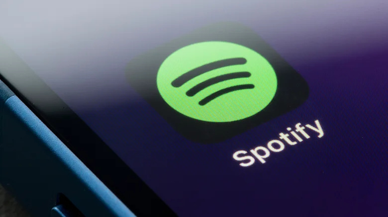 Spotify app on iPhone