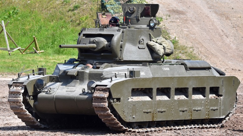 British Matilda tank