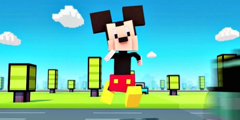 Disney Crossy Road is coming, see Mickey Mouse run for his life