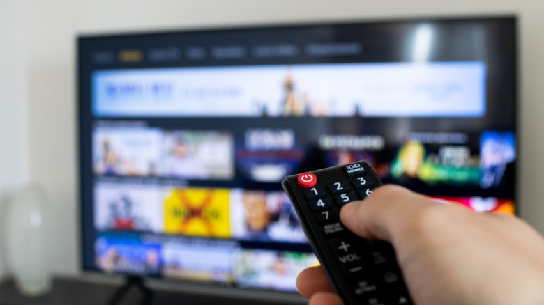 Remote pointing at TV