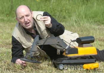 John Corney & his metal detecting robot