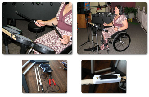 Rock Band Drum Kit Accessability Mod