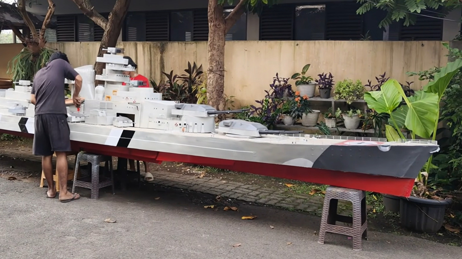 DIY Budget-Friendly Functional Bismarck Battleship Replica - News Directory 3