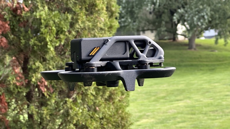 Drone hovering