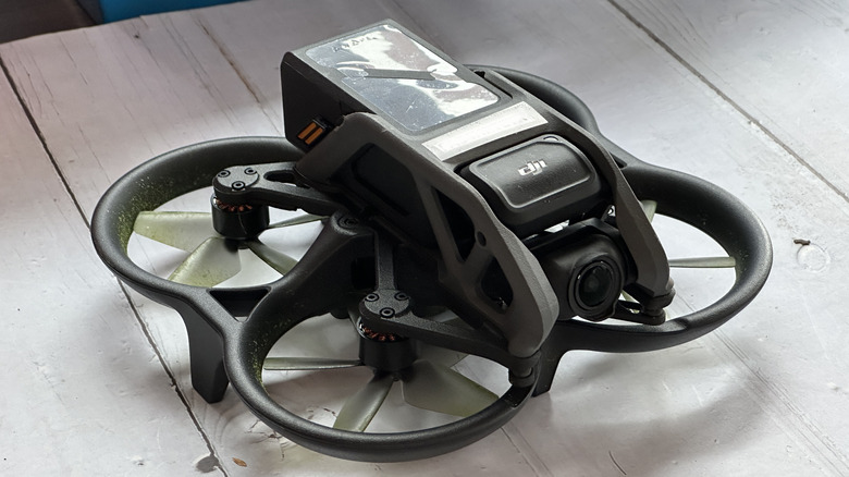 Drone on a table