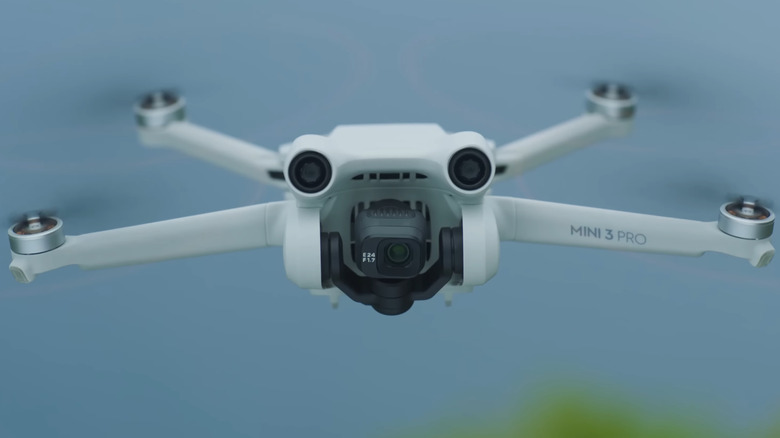 DJI Mini 3 Pro drone in flight
