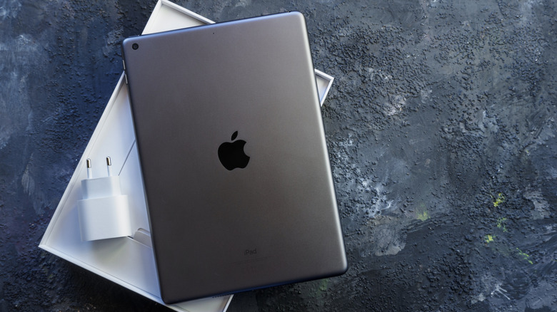 iPad with AC plug