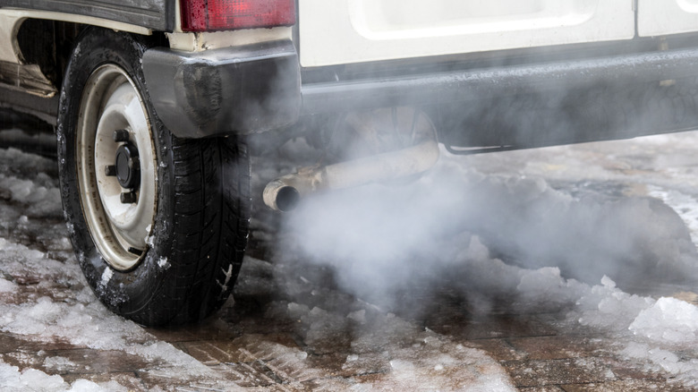 Diesel truck emissions