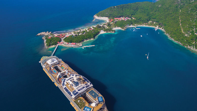 Royal Caribbean's Allure of the Seas at Labadee, Haiti