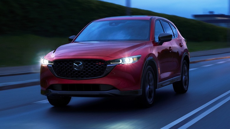 2025 Mazda CX-5 driving down city street
