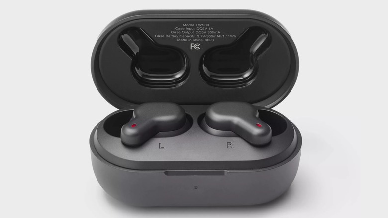Target's Heyday wireless earbuds in their case