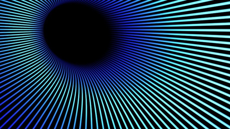 Graphic visualization of a theoretical wormhole