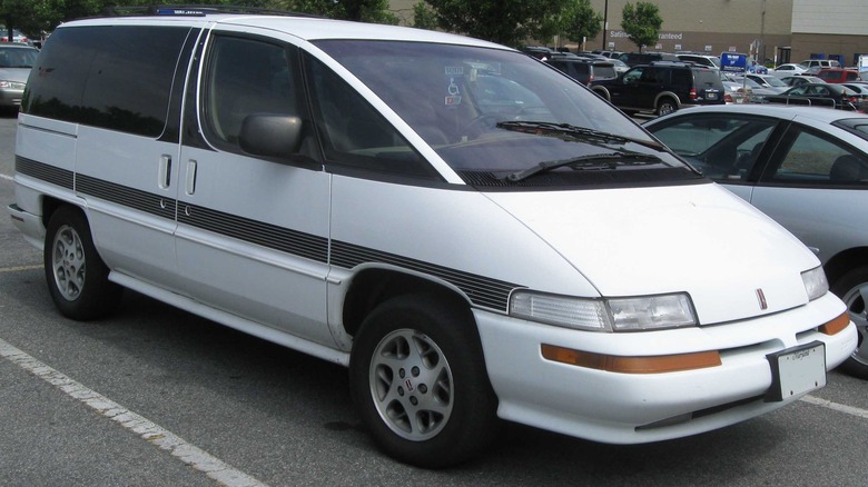 White 1990s Oldsmobile Silhouette