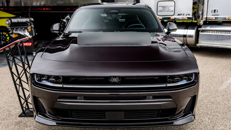 2027 Dodge Charger in "Red Oxide"