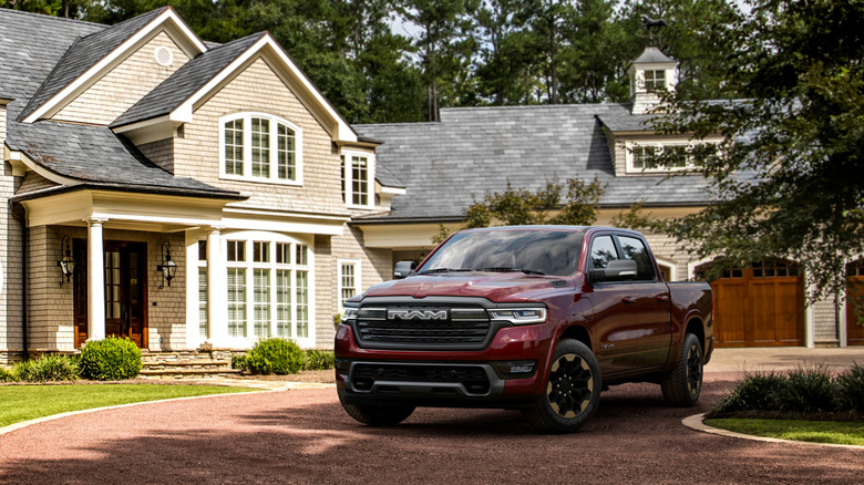 2025 Ram 1500 in driveway