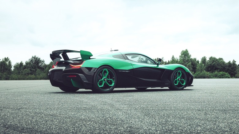 Rimac Nevera R rear view