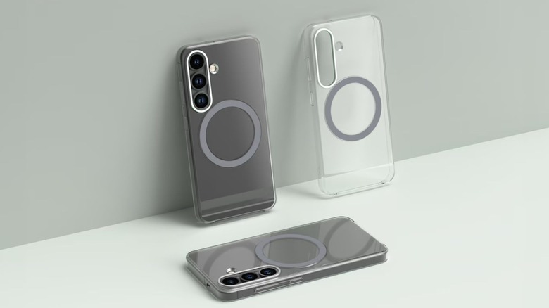Magnetic case for Galaxy S25.