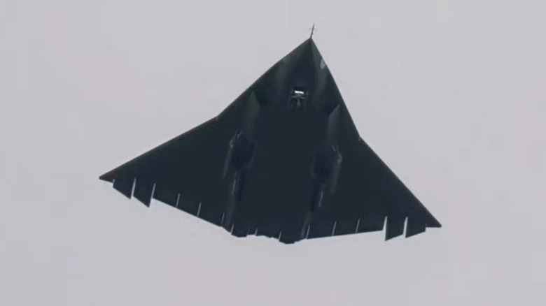 chinese j-36 jet spotted testing