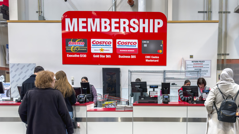 Costco membership counter