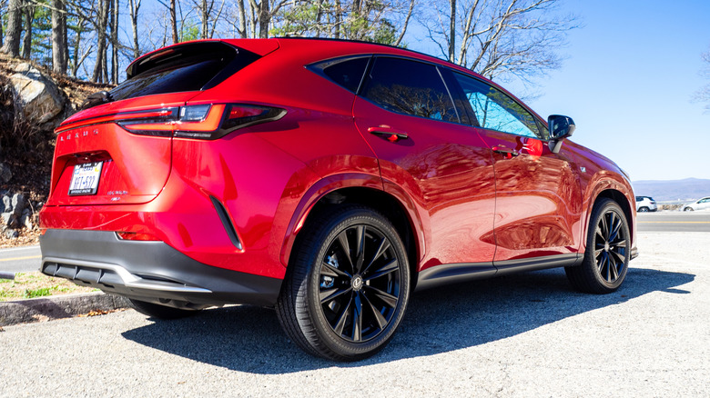 2026 Lexus NX 350h F Sport Handling AWD right rear three-quarter view