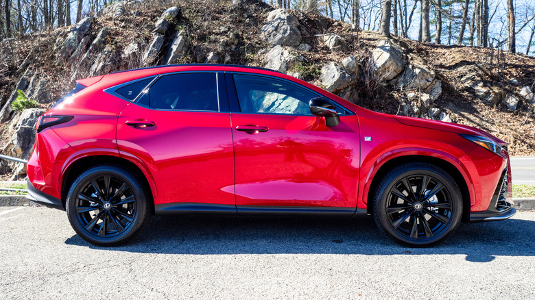 2026 Lexus NX 350h F Sport Handling AWD right profile view