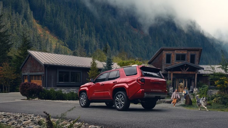 Red 2025 Toyota 4Runner Hybrid