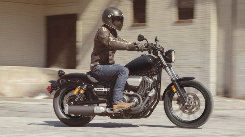 2024 Yamaha Bolt R-Spec ridden on the street